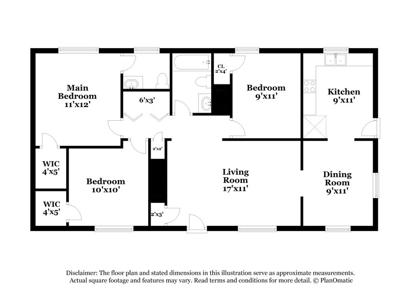 1,390/Mo, 395 Wilson Rd Temple, GA 30179 Floor Plan View