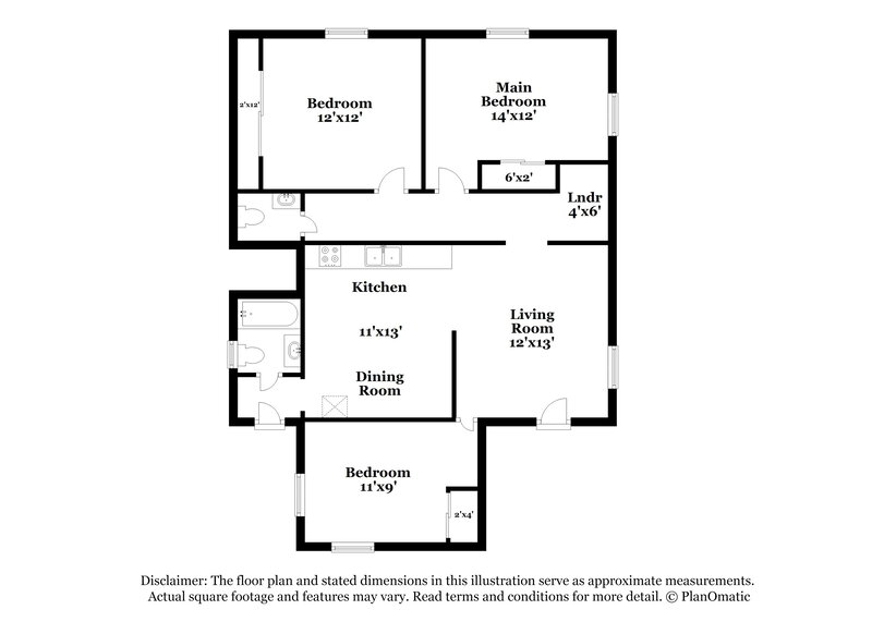 1,430/Mo, 730 Parker St Villa Rica, GA 30180 Floor Plan View