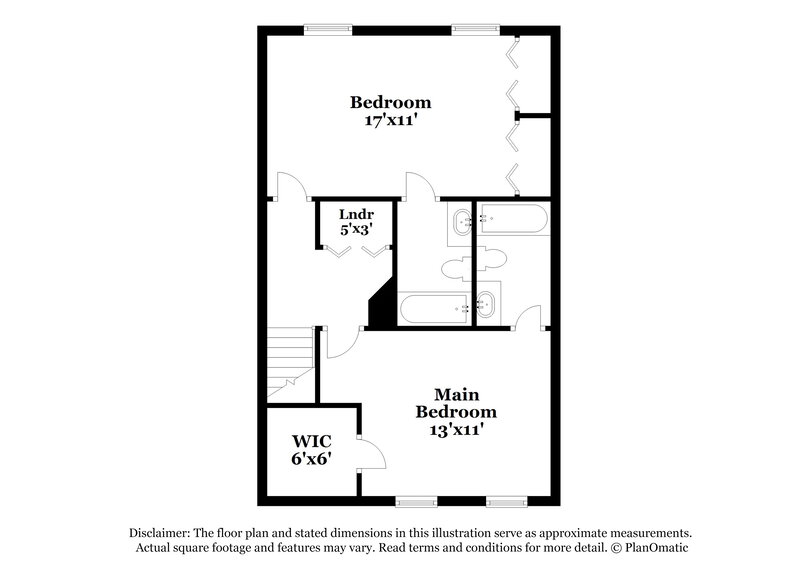 1,470/Mo, 6450 Abercorn St Union City, GA 30291 Floorplan View 2