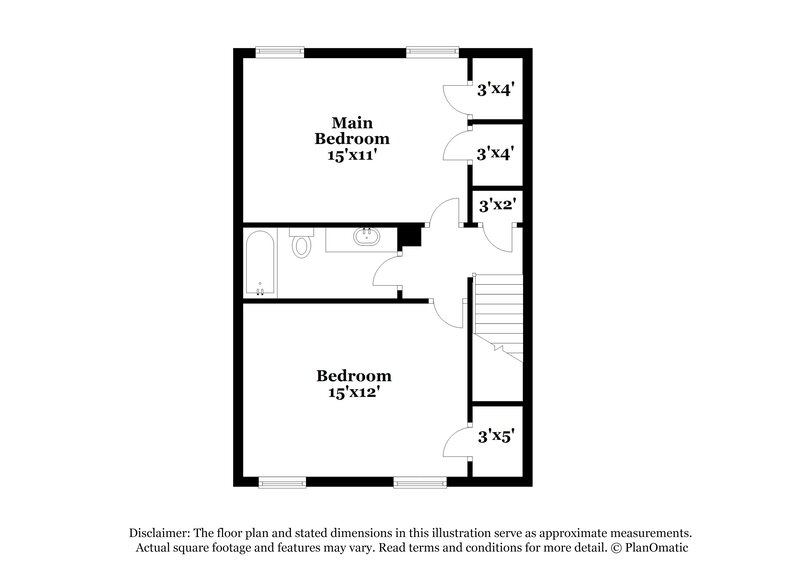 2,110/Mo, 1717 Salem Woods Dr SE Unit B Conyers, GA 30013 Floor Plan View 2