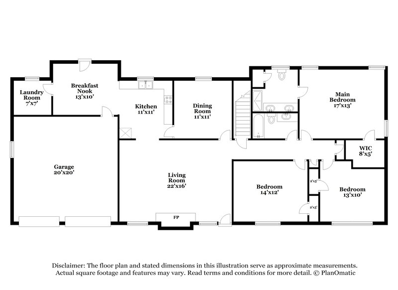2,750/Mo, 2342 WESTRIDGE Drive Snellville, GA 30078 Floor Plan View