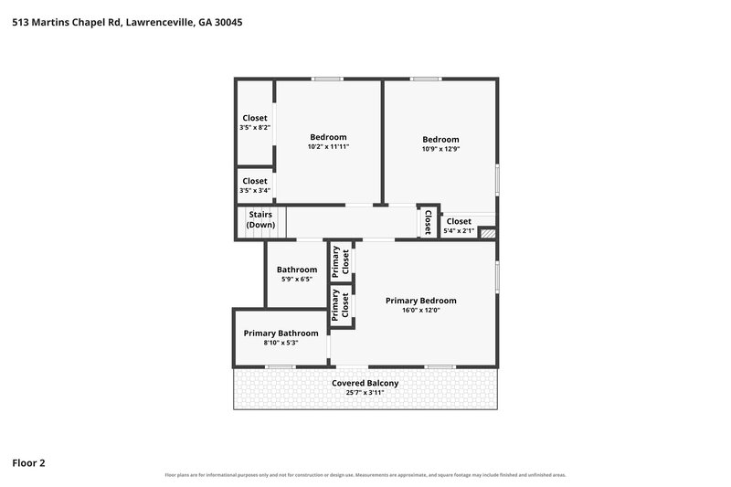 2,060/Mo, 513 MARTINS CHAPEL Road Lawrenceville, GA 30045 Floor Plan View 2