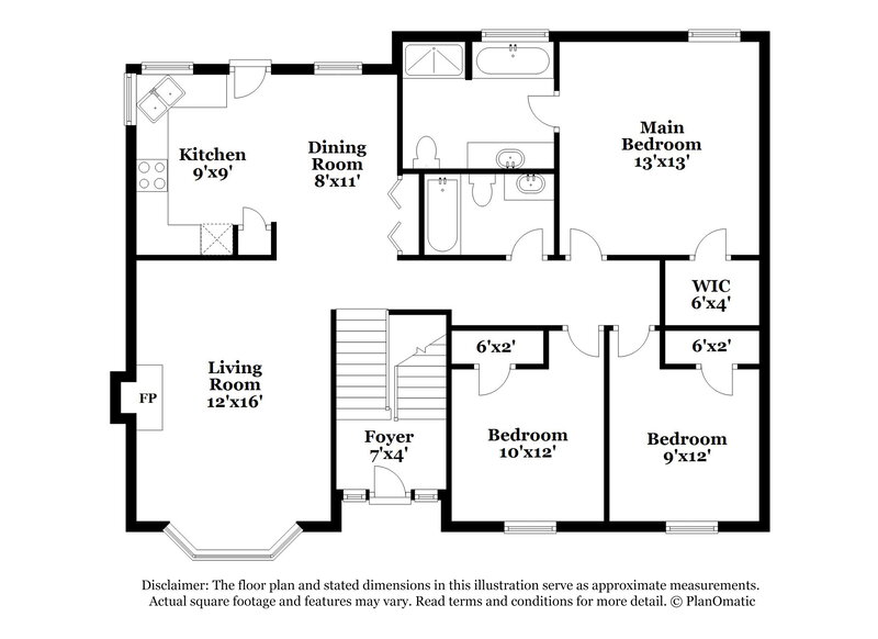 1,690/Mo, 40 Pleasant Forest Trl Temple, GA 30179 Floor Plan View