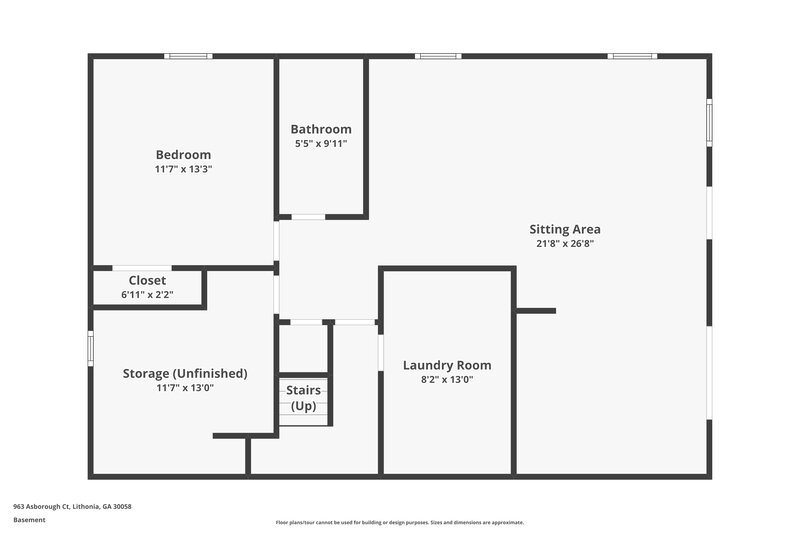 2,370/Mo, 963 ASBOROUGH Court Lithonia, GA 30058 Floorplan View 3