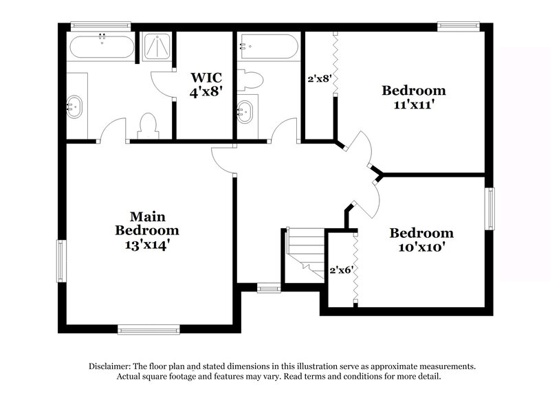 1,875/Mo, 7232 Sandpiper Way Riverdale, GA 30274 Floor Plan View 2