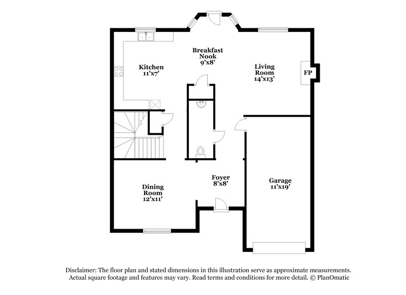 1,780/Mo, 4722 Browns Mill Ferry Rd Lithonia, GA 30038 Floor Plan View