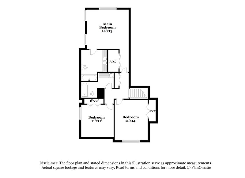 1,830/Mo, 696 Shore Dr Lithonia, GA 30058 Floor Plan View