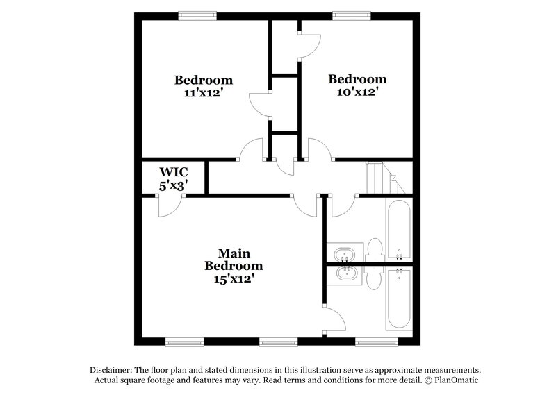 1,710/Mo, 5577 Monette Pl Lithonia, GA 30038 Floor Plan View 3