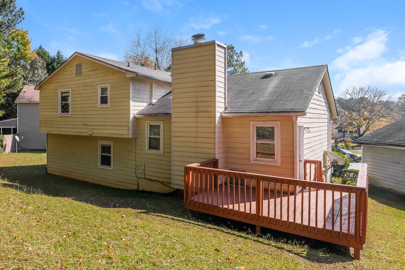 1,875/Mo, 841 Arbor Ct Stone Mountain, GA 30088 Rear View 2