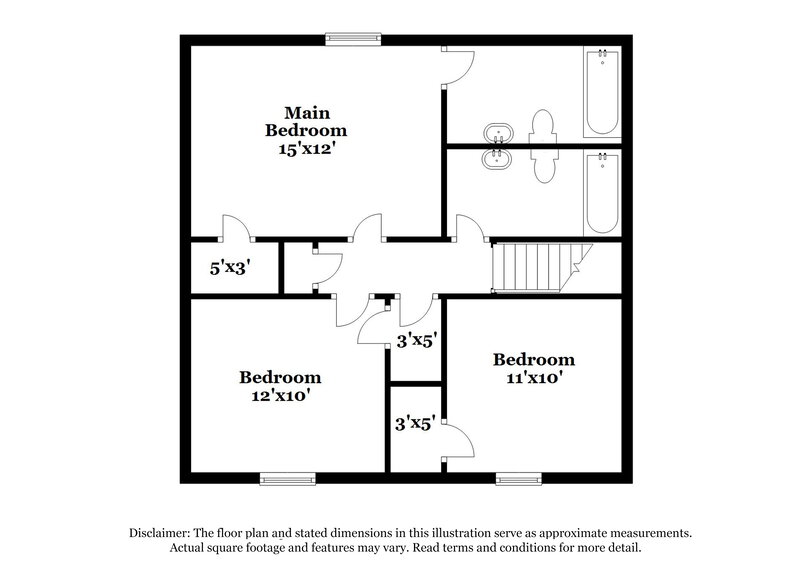 1,670/Mo, 401 Sherwood Oaks Rd Stone Mountain, GA 30087 Floor Plan View 2