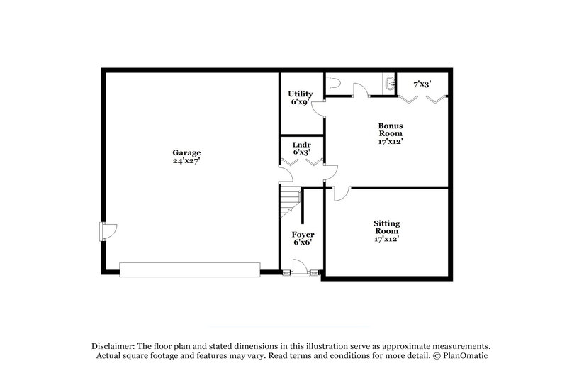 1,525/Mo, 154 Chief Ct Rockmart, GA 30153 Floorplan View 2