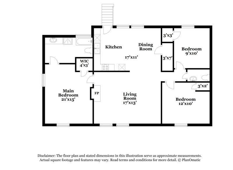 1,630/Mo, 110 Grove Ln Temple, GA 30179 Floor Plan View