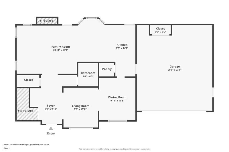 2,365/Mo, 2415 Crestwicke Crossing Ct Jonesboro, GA 30236 Floor Plan View 2