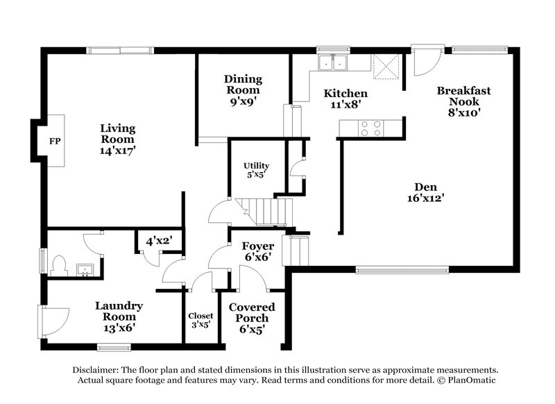 1,765/Mo, 2725 Westford Ct Atlanta, GA 30349 Floorplan View