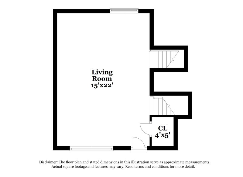 1,675/Mo, 5292 Kinsdale Lane Stone Mountain, GA 30088 Floor Plan View