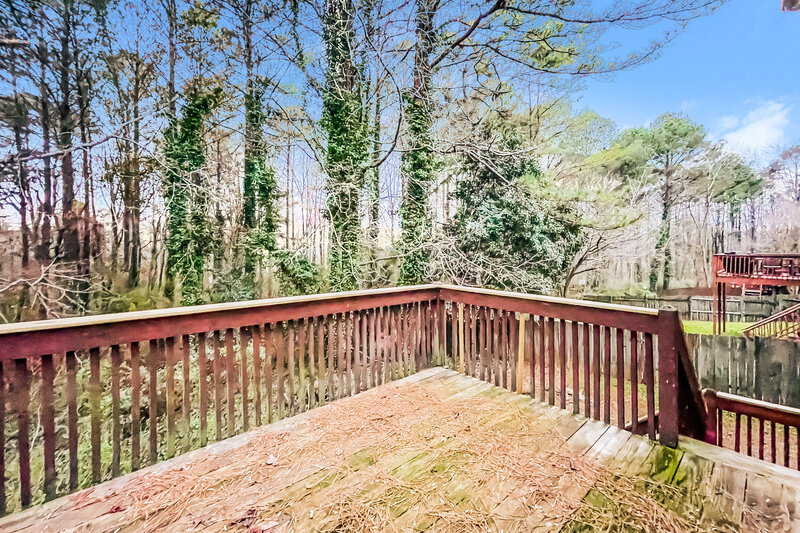 2,460/Mo, 3895 Springleaf Ct Stone Mountain, GA 30083 Deck View