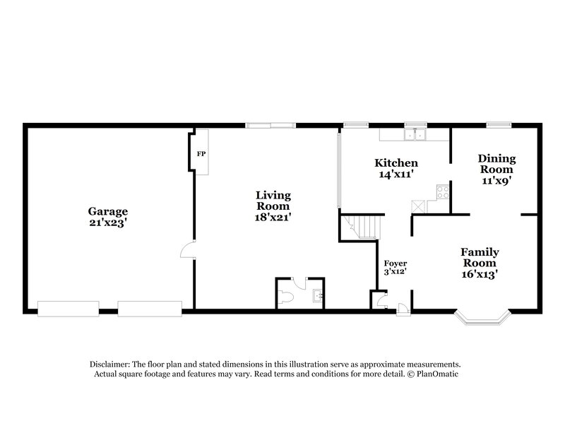 2,500/Mo, 639 Fair Harbor Dr Lithonia, GA 30058 Floor Plan View
