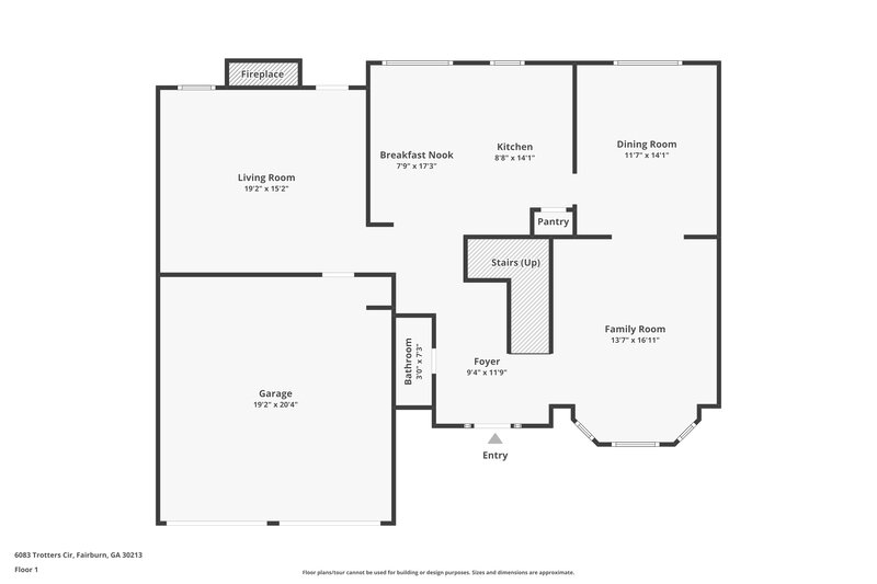 2,205/Mo, 6083 Trotters Circ Fairburn, GA 30213 Floor Plan View 2