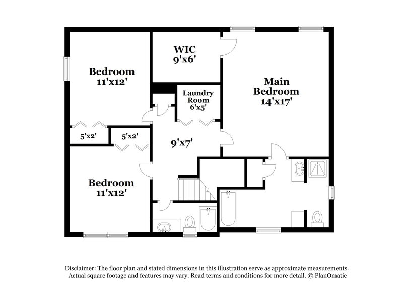 1,870/Mo, 220 Taggart Run Lawrenceville, GA 30044 Floor Plan View 2