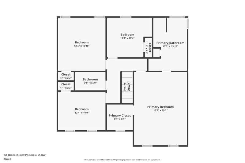 2,970/Mo, 435 Standing Rock Dr Atlanta, GA 30331 Floorplan View 2