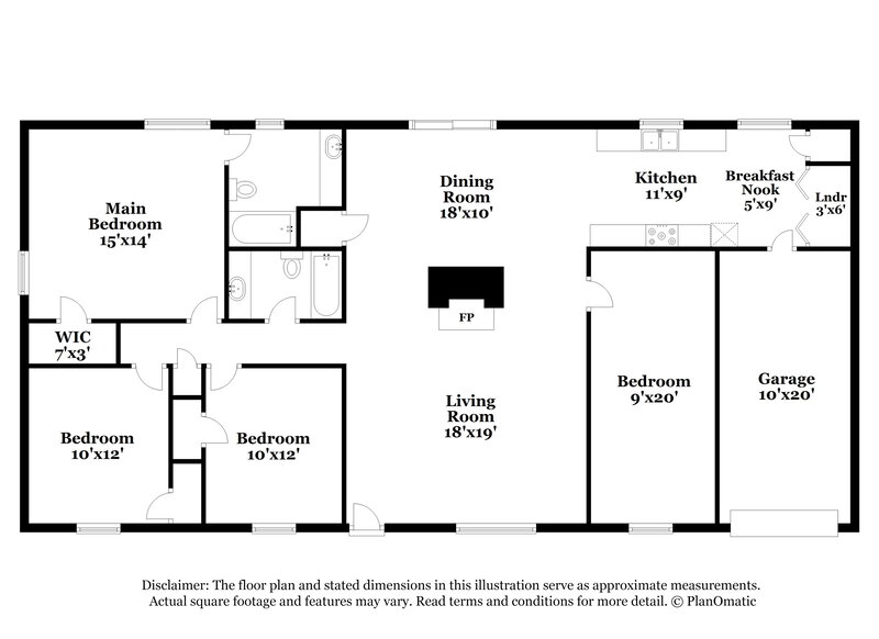 1,950/Mo, 3519 SHELLY Drive Kennesaw, GA 30152 Floorplan View