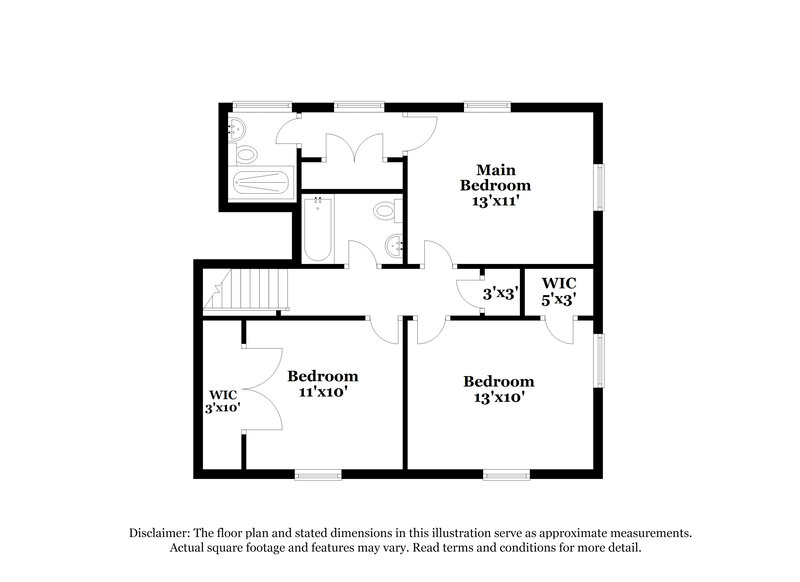 1,680/Mo, 8935 Ashwood Drive Riverdale, GA 30274 Floor Plan View 2