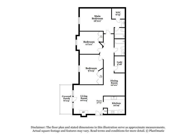1,365/Mo, 3486 SHEPHERDS Path Decatur, GA 30034 Floorplan View