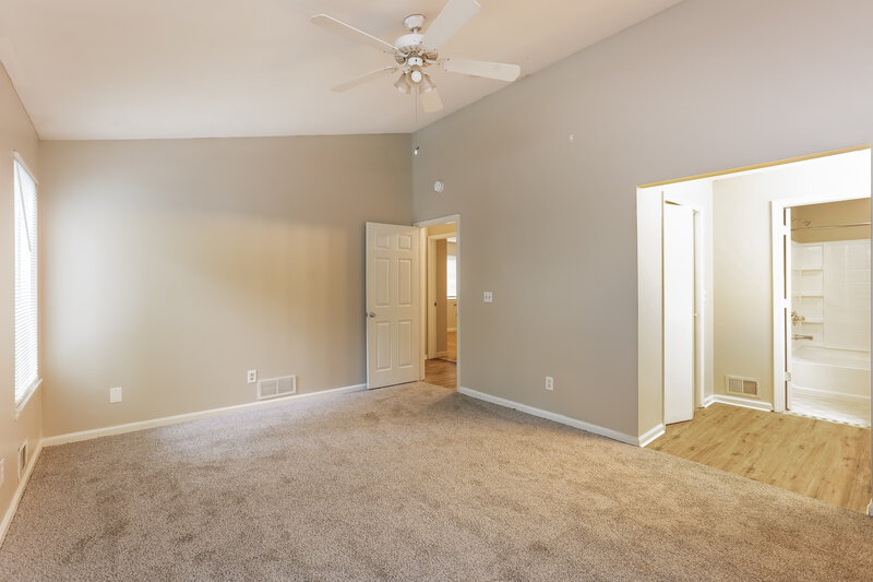 2,110/Mo, 6651 Windwood Circle Douglasville, GA 30135 Main Bedroom View 2