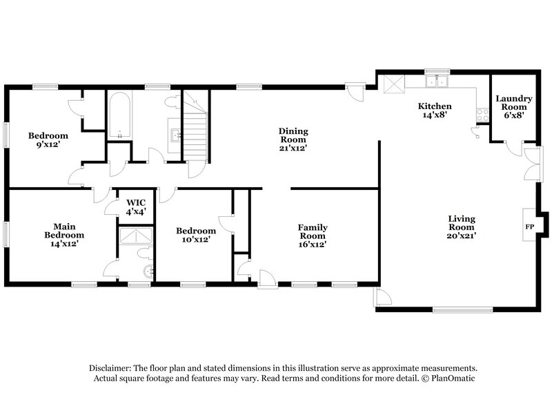 1,790/Mo, 6185 Marilla Street Douglasville, GA 30135 Floor Plan View 2