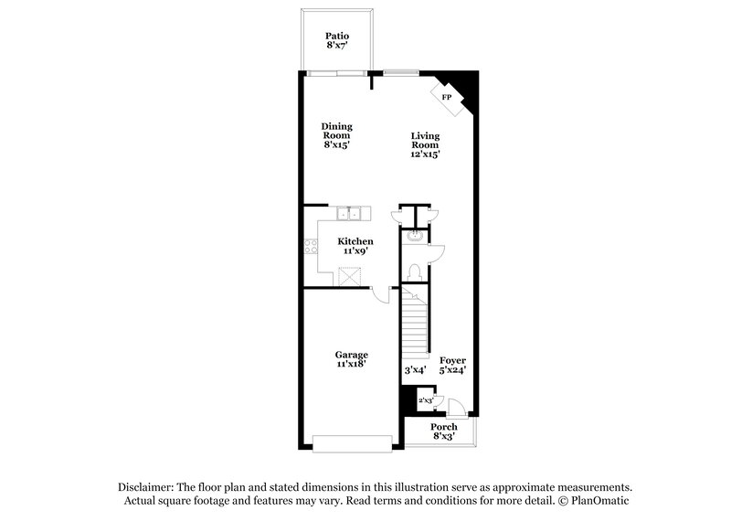1,705/Mo, 340 Parkway Road Unit 340 Union City, GA 30291 Floorplan View