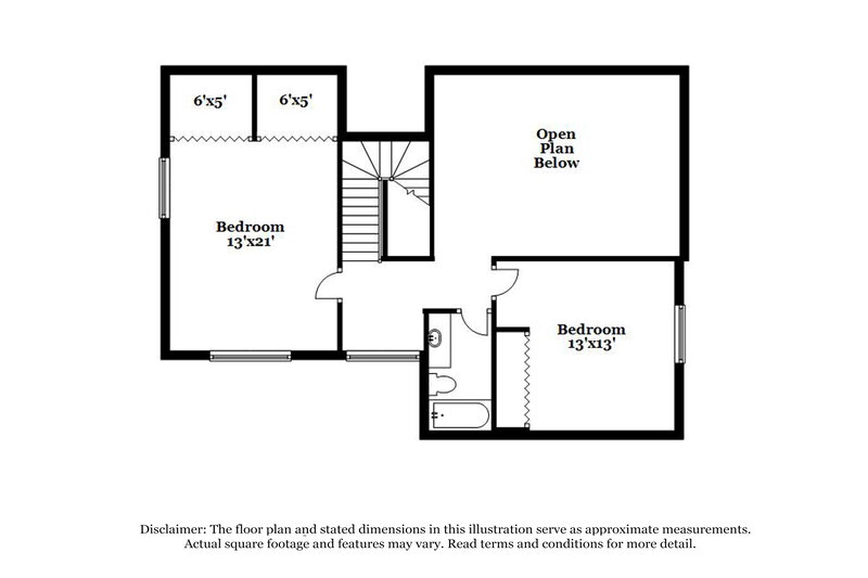 1,680/Mo, 1123 TO LANI FARM Road Stone Mountain, GA 30083 Floor Plan View