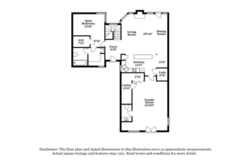 1,680/Mo, 1123 TO LANI FARM Road Stone Mountain, GA 30083 Floor Plan View 2