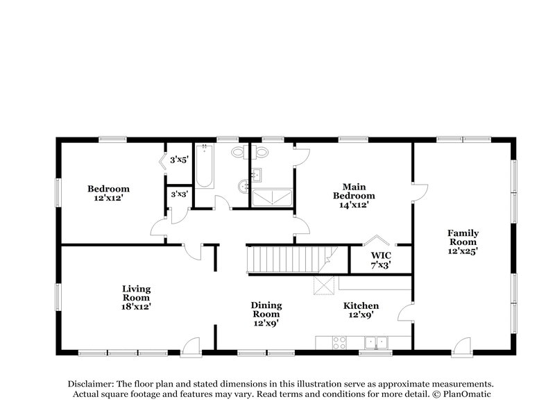 1,755/Mo, 2147 CAMP Circle SW Lilburn, GA 30047 Floor Plan View