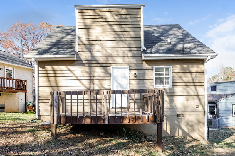 1,640/Mo, 4711 PEBBLE Court Buford, GA 30518 Rear View