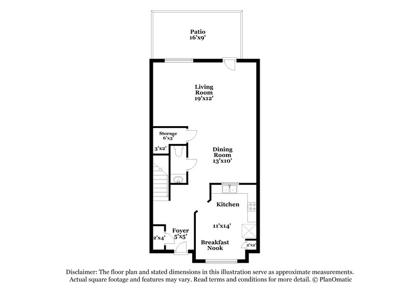 2,500/Mo, 5621 Union Pointe Drive Union City, GA 30291 Floor Plan View