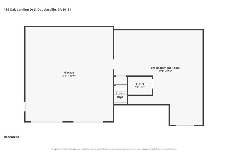 1,855/Mo, 134 Oak Landing Drive S Douglasville, GA 30134 Floor Plan View