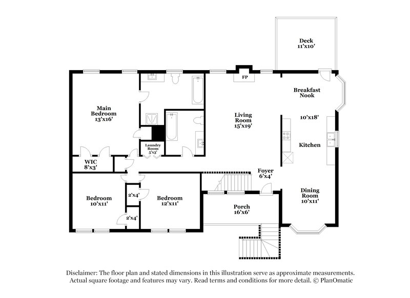 1,760/Mo, 134 Oak Landing Drive S Douglasville, GA 30134 Floor Plan View 2