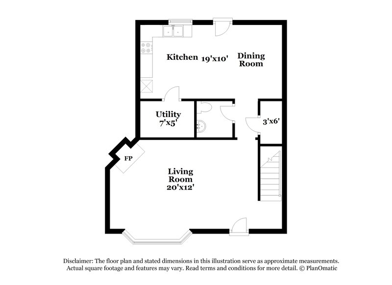1,750/Mo, 3571 Hopkins Court Powder Springs, GA 30127 Floorplan View