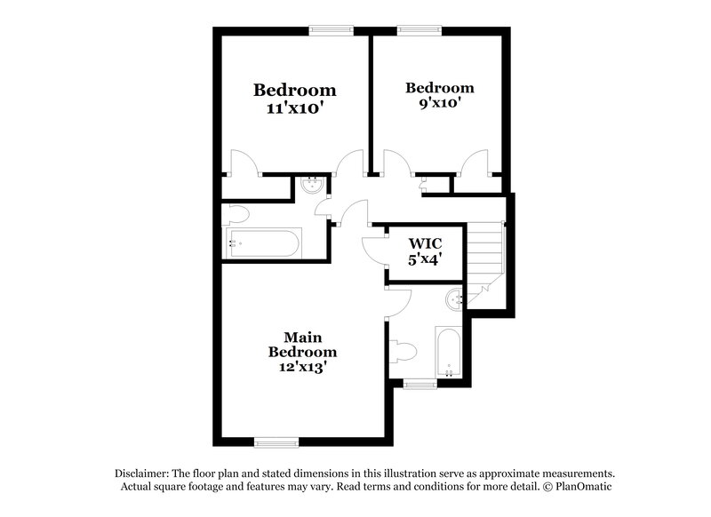 1,720/Mo, 3571 Hopkins Court Powder Springs, GA 30127 Floor Plan View 2