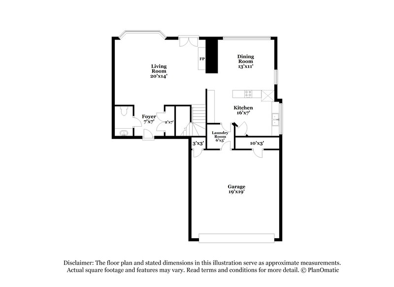 2,075/Mo, 5176 Ray Court Powder Springs, GA 30127 Floor Plan View