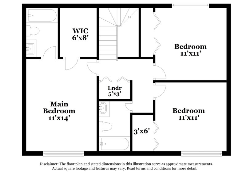 1,615/Mo, 972 Pine Hollow Road Austell, GA 30168 Floorplan View 2