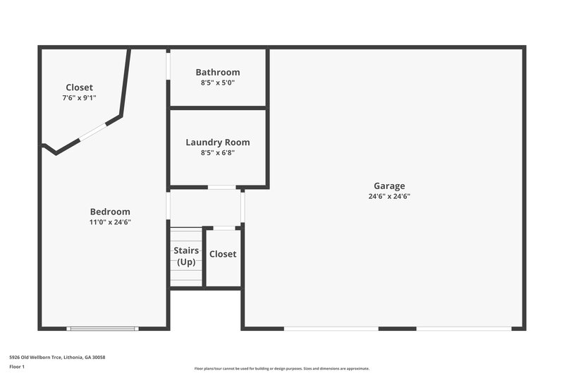 2,005/Mo, 5926 OLD WELLBORN Trace Lithonia, GA 30058 Floor Plan View 2