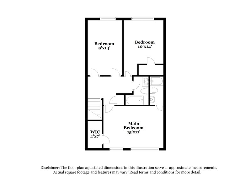1,580/Mo, 5777 Strathmoor Manor Cir Lithonia, GA 30058 Floor Plan View 2