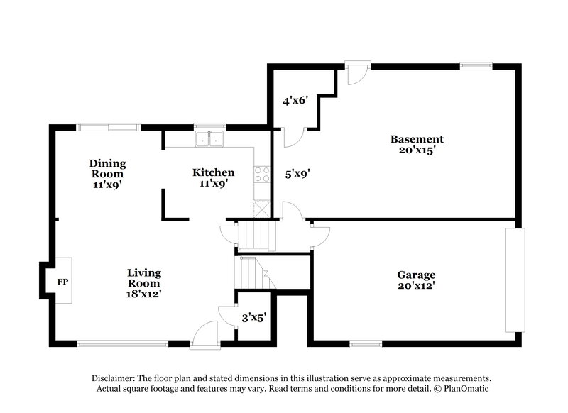 1,675/Mo, 7491 Penland Dr Riverdale, GA 30296 Floor Plan View