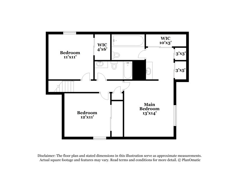 1,675/Mo, 7491 Penland Dr Riverdale, GA 30296 Floor Plan View 2