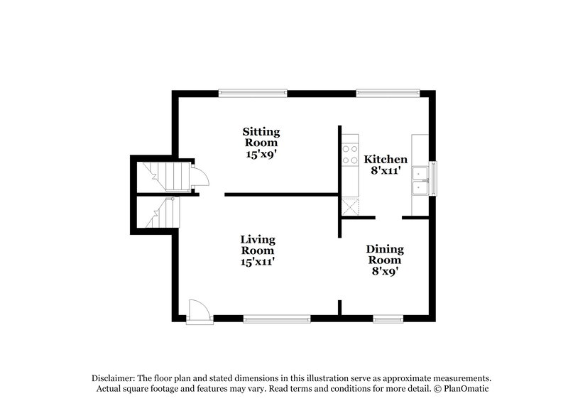 1,830/Mo, 4436 Colony East Dr Stone Mountain, GA 30083 Floor Plan View