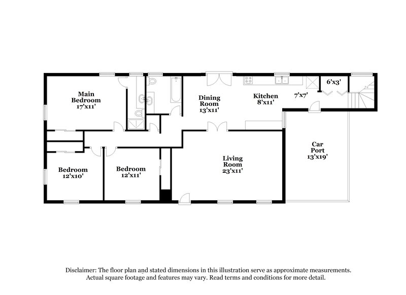 2,630/Mo, 6166 Queens Rd Douglasville, GA 30135 Floor Plan View