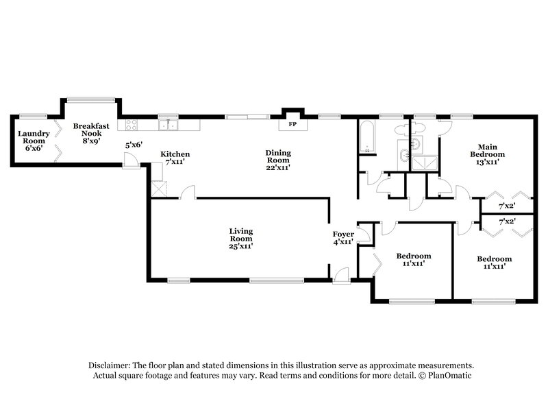 2,470/Mo, 375 North Hickory Lane Douglasville, GA 30134 Floorplan View