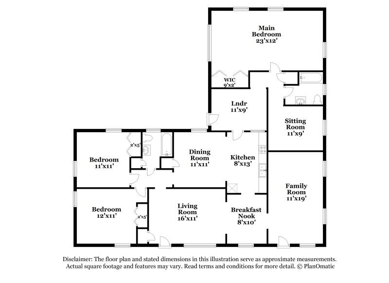2,045/Mo, 2082 Warren Drive SW Austell, GA 30106 Floor Plan View