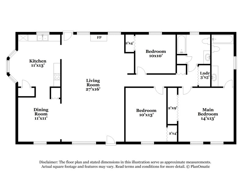 0/Mo, 6766 Browns Mill Lake Road Lithonia, GA 30038 Floor Plan View